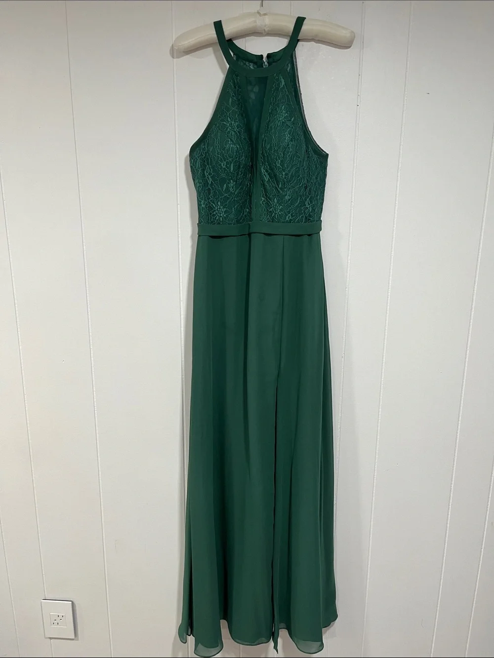 Azazie skirt halter length